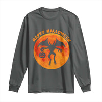 Funny Halloween Mothman Cryptid Creatures Long Sleeve Shirt - Wonder Print Shop