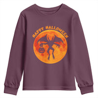 Funny Halloween Mothman Cryptid Creatures Youth Sweatshirt - Wonder Print Shop