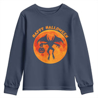 Funny Halloween Mothman Cryptid Creatures Youth Sweatshirt - Wonder Print Shop