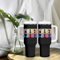 Funny Siren Head Tumbler With Handle Supernatural Cryptid Horror Monster - Wonder Print Shop