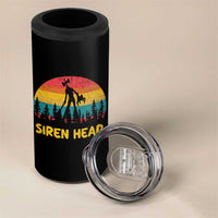 Siren Head 4 in 1 Can Cooler Tumbler Retro Supernatural Cryptid Horror Monster - Wonder Print Shop