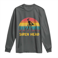 Siren Head Long Sleeve Shirt Retro Supernatural Cryptid Horror Monster - Wonder Print Shop