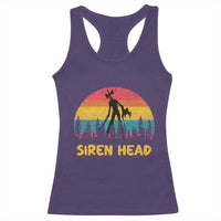 Siren Head Racerback Tank Top Retro Supernatural Cryptid Horror Monster - Wonder Print Shop