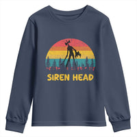 Siren Head Youth Sweatshirt Retro Supernatural Cryptid Horror Monster - Wonder Print Shop