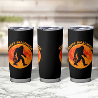 Funny Halloween Bigfoot Tumbler Cup Sasquatch Full Moon Jack O Lantern - Wonder Print Shop