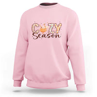 Cozy Season Sweatshirt Thanksgiving Autumn Pumpkin Spice Latte - Wonder Print Shop
