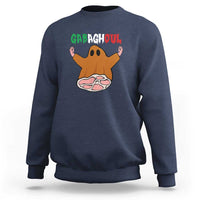 Funny Halloween Sweatshirt Gabaghoul Ghost Italian Flag Ham - Wonder Print Shop