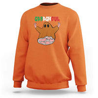 Funny Halloween Sweatshirt Gabaghoul Ghost Italian Flag Ham - Wonder Print Shop
