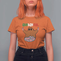 Funny Halloween T Shirt For Women Gabaghoul Ghost Italian Flag Ham - Wonder Print Shop