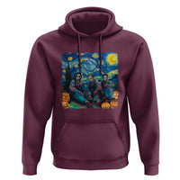 Halloween Hoodie Scary Murderers Starry Night Pumpkin Vincent Van Gogh