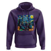 Halloween Hoodie Scary Murderers Starry Night Pumpkin Vincent Van Gogh