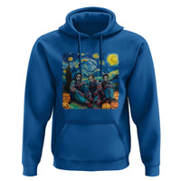 Halloween Hoodie Scary Murderers Starry Night Pumpkin Vincent Van Gogh