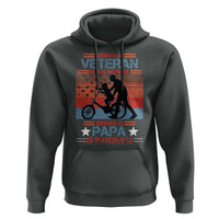 Veteran Father Hoodie Being A Veteran Is An Honor Being A Papa Is Priceless