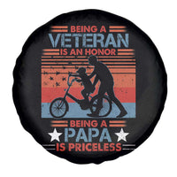 Veteran Father Spare Tire Cover Being A Veteran Is An Honor Being A Papa Is Priceless