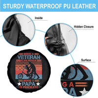 Veteran Father Spare Tire Cover Being A Veteran Is An Honor Being A Papa Is Priceless