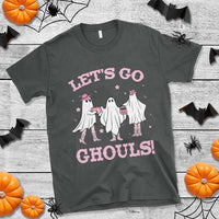 Funny Halloween T Shirt Let's Go Ghouls Cowgirl Western Ghost - Wonder Print Shop