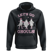 Funny Halloween Hoodie Let's Go Ghouls Cowgirl Western Ghost
