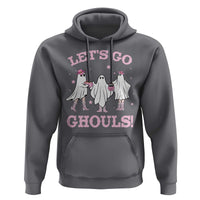 Funny Halloween Hoodie Let's Go Ghouls Cowgirl Western Ghost