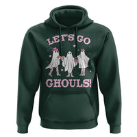 Funny Halloween Hoodie Let's Go Ghouls Cowgirl Western Ghost