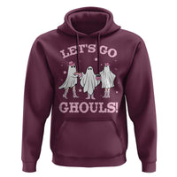 Funny Halloween Hoodie Let's Go Ghouls Cowgirl Western Ghost