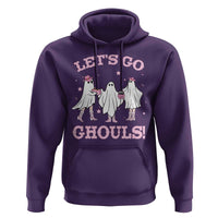 Funny Halloween Hoodie Let's Go Ghouls Cowgirl Western Ghost