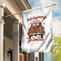 Thanksgiving Day Garden Flag Thanksgiving With My Gnomies Car Fall Season - Wonder Print Shop