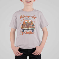 Thanksgiving Day T Shirt For Kid Thanksgiving With My Gnomies Car Fall Season - Wonder Print Shop