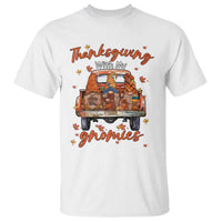 Thanksgiving Day T Shirt Thanksgiving With My Gnomies Car Fall Season - Wonder Print Shop