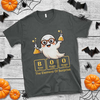 Halloween Chemistry T Shirt Boo The Element Of Surprise Ghost Nerd - Wonder Print Shop