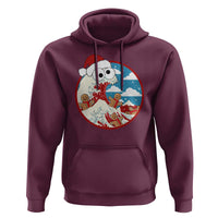 Funny Christmas Hoodie Santa Tsunami Is Eating Ginger Bread Xmas