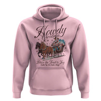 Western Christmas Hoodie Howdy Christmas Blaze The Trail To Joy Cowboy Santa