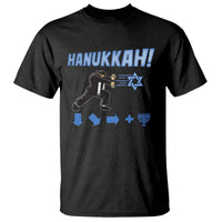 Funny Hanukkah Arcade Game T Shirt Jewish Fighter Menorah Star Of David - Wonder Print Shop