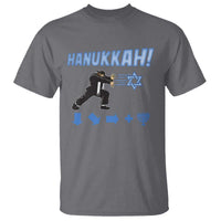 Funny Hanukkah Arcade Game T Shirt Jewish Fighter Menorah Star Of David - Wonder Print Shop