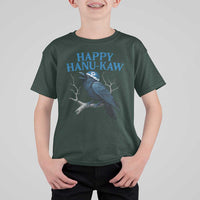 Funny Hanukkah Crow T Shirt For Kid Happy Hanukaw Jewish Holiday - Wonder Print Shop