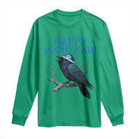 Funny Hanukkah Crow Long Sleeve Shirt Happy Hanukaw Jewish Holiday - Wonder Print Shop