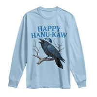 Funny Hanukkah Crow Long Sleeve Shirt Happy Hanukaw Jewish Holiday - Wonder Print Shop