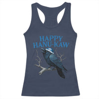 Funny Hanukkah Crow Racerback Tank Top Happy Hanukaw Jewish Holiday - Wonder Print Shop