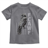 Funny F CAW F Crow Toddler T Shirt Vintage American Flag - Wonder Print Shop