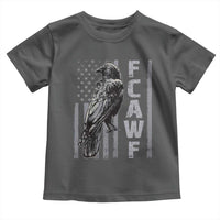 Funny F CAW F Crow Toddler T Shirt Vintage American Flag - Wonder Print Shop