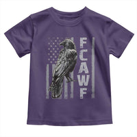 Funny F CAW F Crow Toddler T Shirt Vintage American Flag - Wonder Print Shop