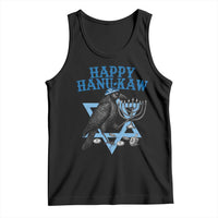Funny Hanukkah Crow Tank Top Happy Hanukaw Jewish Holiday Chanukah Menorah - Wonder Print Shop