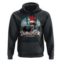 Christmas Italian Donkey Hoodie Funny Domick The Donkey Holiday Xmas - Wonder Print Shop
