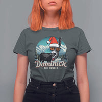 Christmas Italian Donkey T Shirt For Women Funny Domick The Donkey Holiday Xmas - Wonder Print Shop