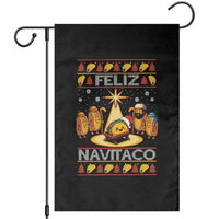 Funny Tacos Christmas Nativity Scene Garden Flag Feliz Navitaco Mexican Food - Wonder Print Shop