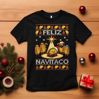 Funny Tacos Christmas Nativity Scene T Shirt Feliz Navitaco Mexican Food - Wonder Print Shop