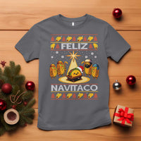 Funny Tacos Christmas Nativity Scene T Shirt Feliz Navitaco Mexican Food - Wonder Print Shop