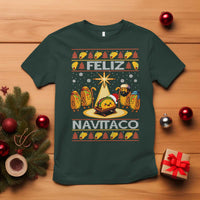 Funny Tacos Christmas Nativity Scene T Shirt Feliz Navitaco Mexican Food - Wonder Print Shop
