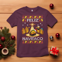 Funny Tacos Christmas Nativity Scene T Shirt Feliz Navitaco Mexican Food - Wonder Print Shop