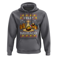Funny Tacos Christmas Nativity Scene Hoodie Feliz Navitaco Mexican Food - Wonder Print Shop
