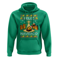 Funny Tacos Christmas Nativity Scene Hoodie Feliz Navitaco Mexican Food - Wonder Print Shop